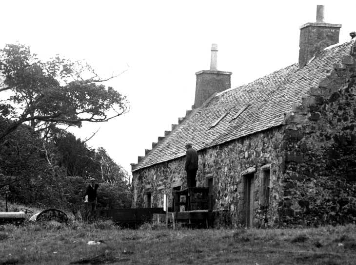 Stone cottage on Skye