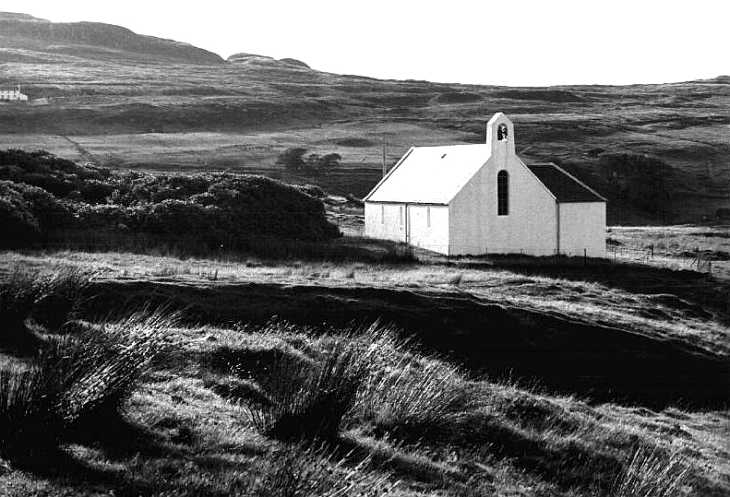 Church on The Isle of Skye, The Hebrides Islands, Scotland