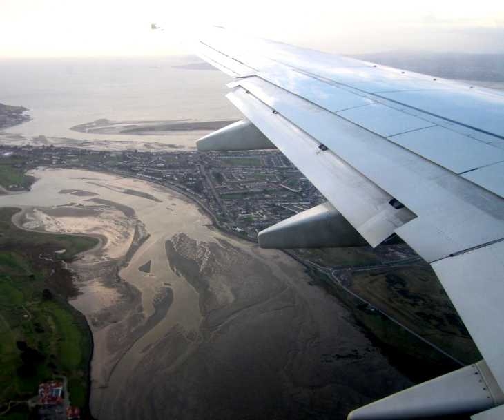 Arrival over Dublin