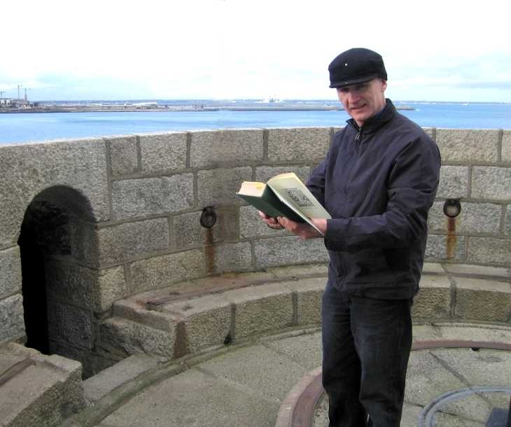 On top of the Martello tower, now a James Joyce museum