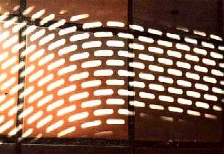 Sunlight on tiles