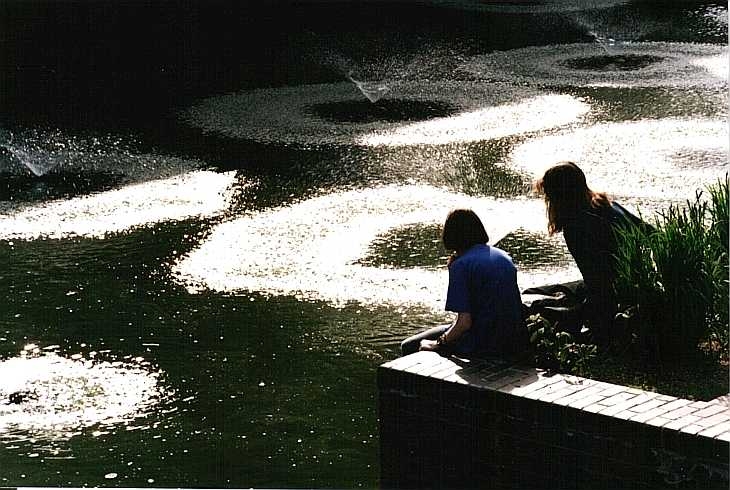 Fountains at The Barbican Centre, London