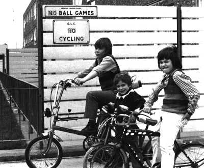 No ball games, no cycling