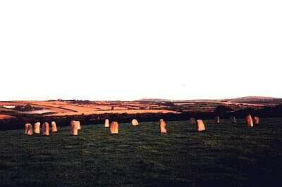Merry Maidens standing stones, Cornwall