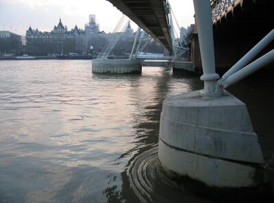 Evening on The River Thames, London