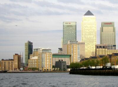 London, River Thames, Docklands, Canary Wharf,
