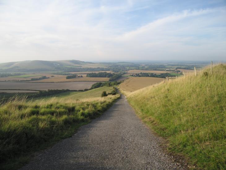 Down from Beddingham Hill